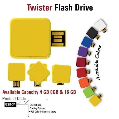 Twister 4, 8 or 16 GB USB Flash Drives Price in DUBAI UAE